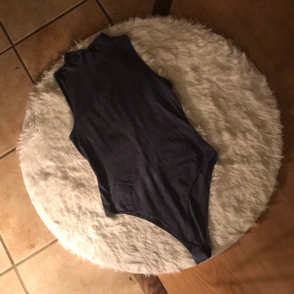 Mock Neck Sleeveless Bodysuit